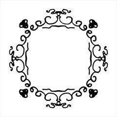 frame with ornament