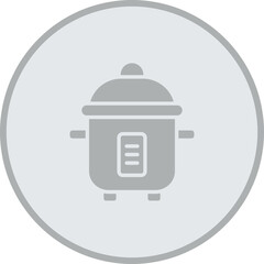 Rice Cooker Icon Design