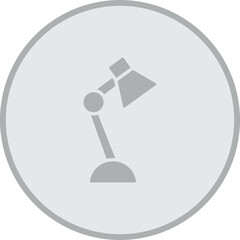Desk Lamp Icon Design