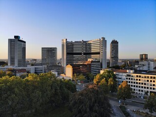 Essen city skyline in Germany