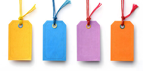 Colorful Identification Tags on String