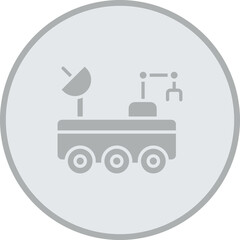 Moon Rover Icon Design