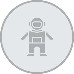 Space Suit Icon Design