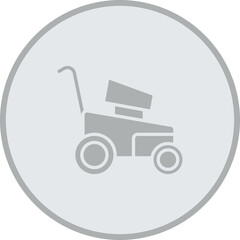 Lawn Mower Icon Design