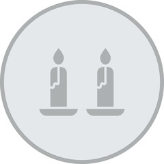 Candle Icon Design