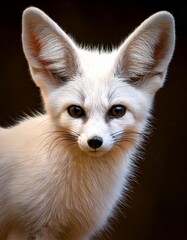 Fennec fox or Desert fox is a small crepuscular fox native to the deserts of North Africa