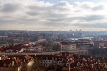 View of the city from charles bridge