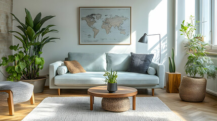 Living Room Design Ideas: Modern Minimalist Decor with Plants