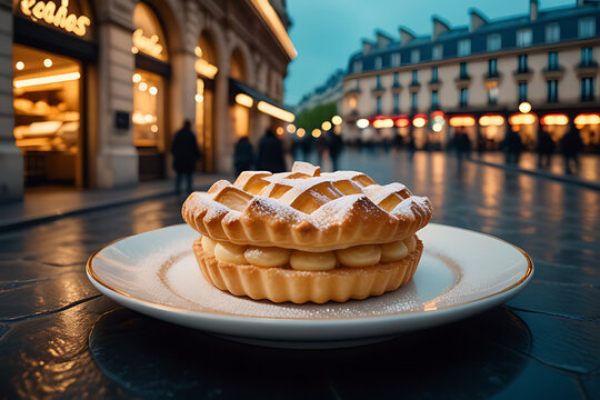 flaky pastry delights iconic parisian landmark inspired technology