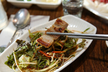 South Korea bbq. pork belly