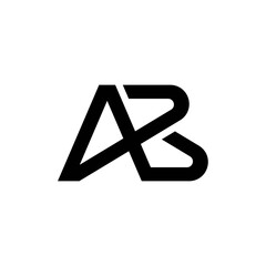 Initials AB Logo Design Inspiration