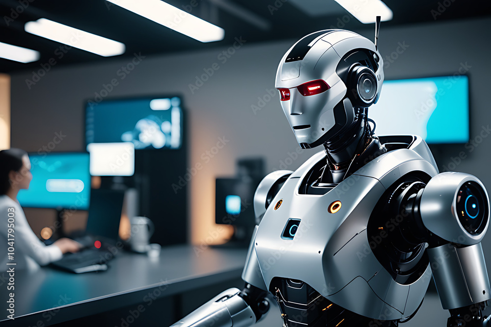 Poster robots eliminate consultant work providing digital support online guidance various tasks projects ef
