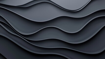 Fototapeta premium Abstract waves of smooth dark layers
