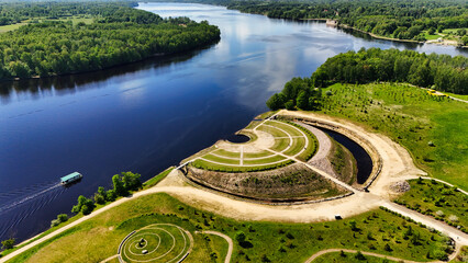 Tranquil Reflections at Memorial Park Likteņdārzs, Latvia