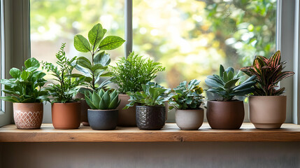 Indoor Plants on Windowsill: Decorate with Greenery