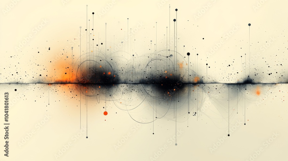 Poster This artwork showcases an abstract representation of sound waves, blending vibrant colors and geometric shapes to evoke energy and movement, creating a dynamic visual experience.