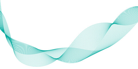 Abstract green wave line background, Geometric design used for parallel lines pattern and Digital landscape,Curved wave. Abstract wave element for design. with Flowing Curves and Dynamic Mesh Pattern.