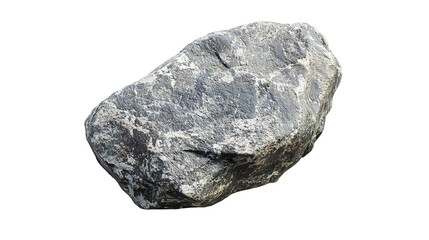 Hard rock stone shape on isolated transparent backgrounds