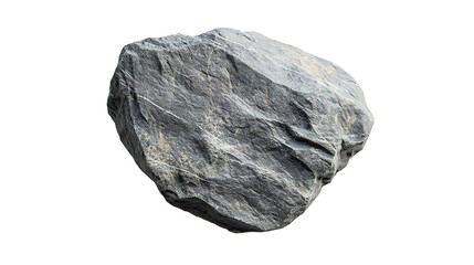 Obraz premium Hard rock stone shape on isolated transparent backgrounds