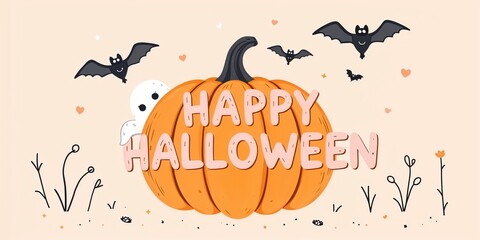 Celebrate a Happy Halloween with this Adorable Pumpkin Icon