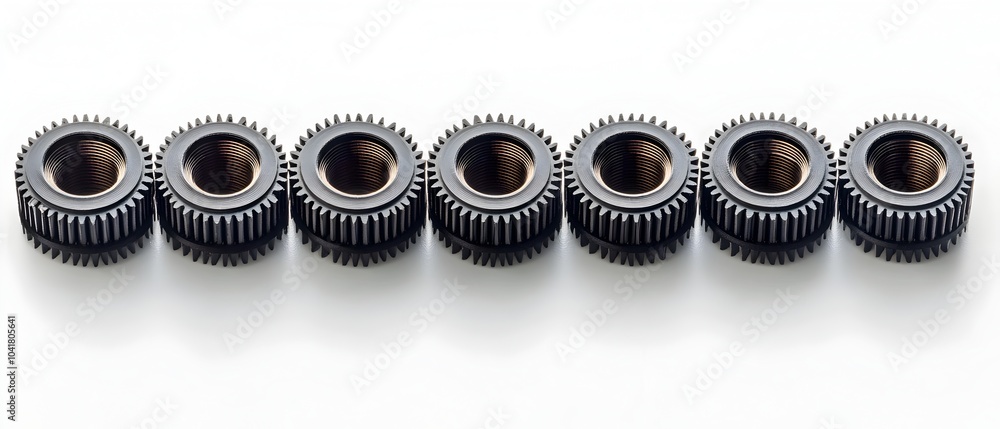 Poster interlocking mechanical gears showcasing engineering concepts