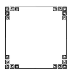roman square frame