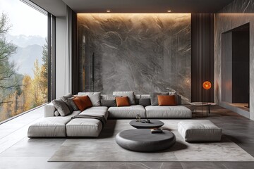 Moden luxury living room desing