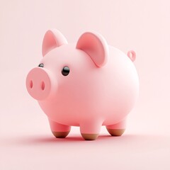 Cute 3D Piggy Bank