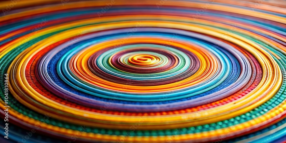 Poster concentric circles abstract background with textures for creative projects and design inspiration