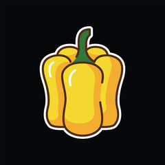 paprika colored icon vector design good for web or mobile app