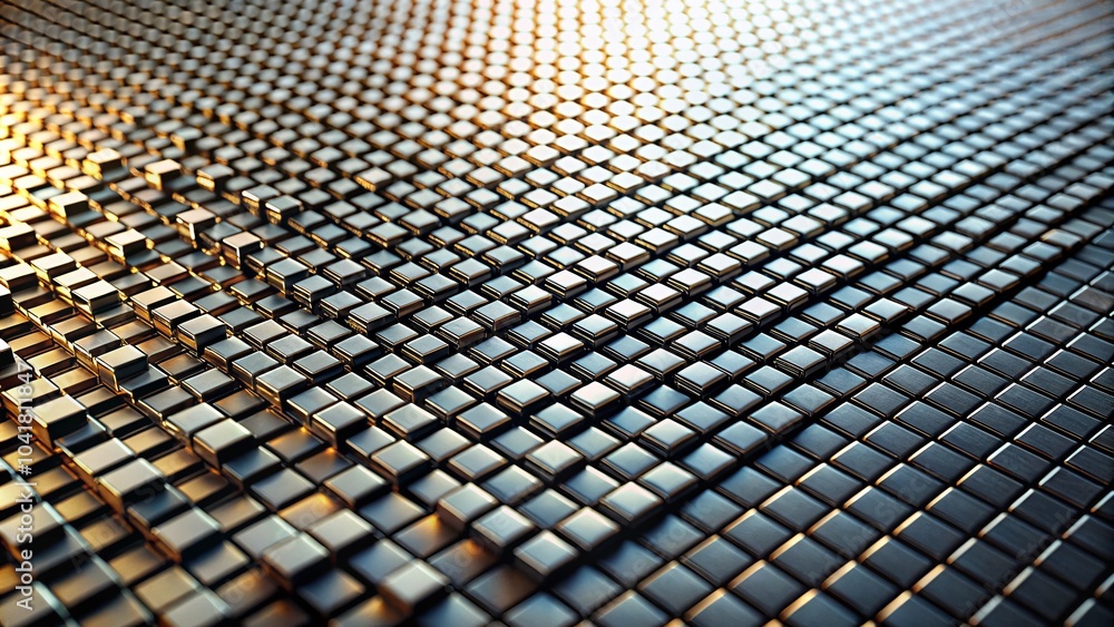 Poster contemporary monochrome square pattern for digital design and background use