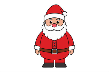 santa claus vector,   icon vector illustration,  santa claus silhouette of a santa claus isolated on a white background, eps, png, svg, vector,