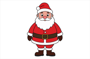 santa claus vector,   icon vector illustration,  santa claus silhouette of a santa claus isolated on a white background, eps, png, svg, vector,