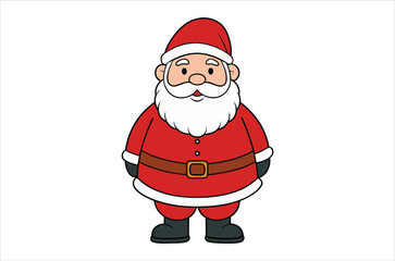 santa claus vector,   icon vector illustration,  santa claus silhouette of a santa claus isolated on a white background, eps, png, svg, vector,