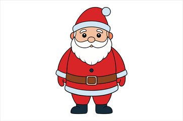 santa claus vector,   icon vector illustration,  santa claus silhouette of a santa claus isolated on a white background, eps, png, svg, vector,