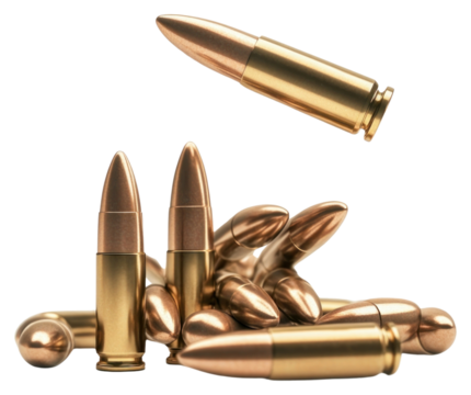 PNG Bullet bullets ammunition pile.