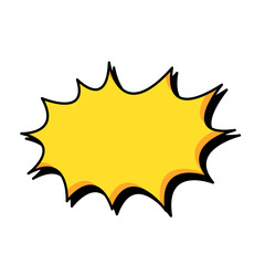 comic blast boom burst explosion 