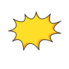 comic blast boom burst explosion 