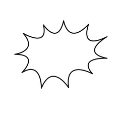 comic blast boom burst explosion 