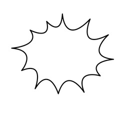 comic blast boom burst explosion 