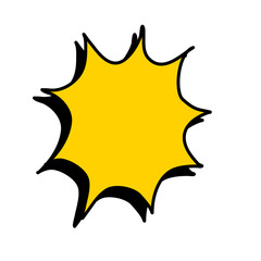 comic blast boom burst explosion 