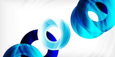 Circles, round elements, ring shapes premium background. Vector Illustration For Wallpaper, Banner, Background, Card, Book Illustration, landing page