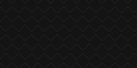 Vector abstract dark black paper rectangle silk ornament fabric pattern overlap backdrop design. minimal diamond creative triangle rough overlapping texture fabric canvas pattern background.