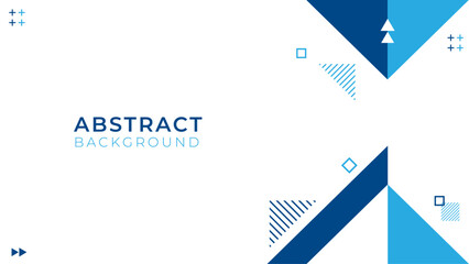 Modern abstract background with geometric shapes. Technology business concept presentation. Vector illustration.