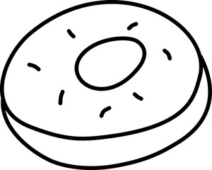Donut outline 