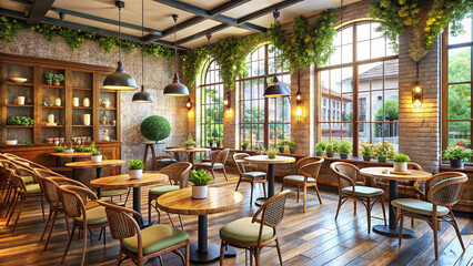 Obraz premium interior of a restaurant