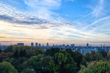 The city of Łódź. Lodz, Poland.