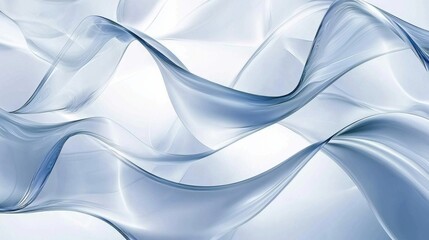 Obraz premium Ripple Effect: Wavy Glass Shapes Background for a Fluid Aesthetic