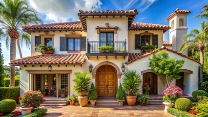 old house in the village of island