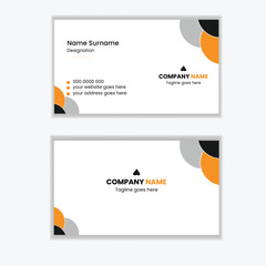   
Creative corporate business card design template